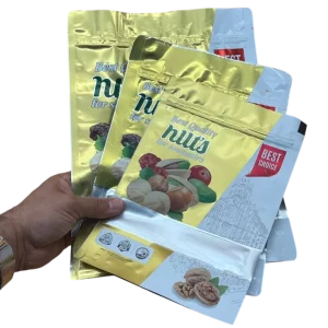 Laminated Zipper Golden Nuts