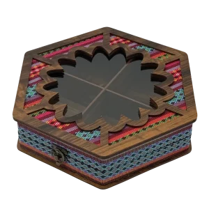 Wooden Box 6 Partition 057